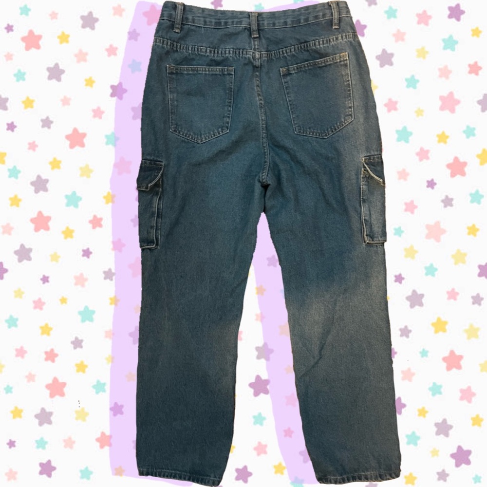 ROMWE Cargo Jeans - Picture 2 of 3